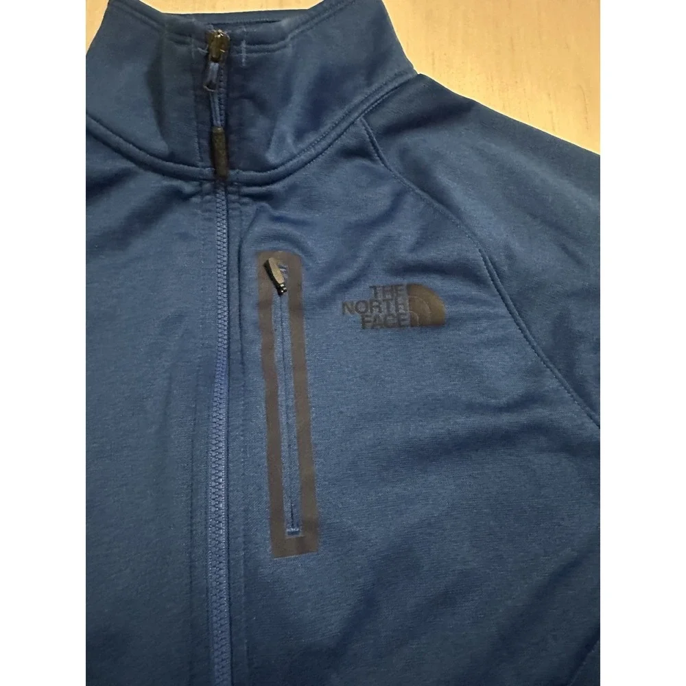 The North Face Men Full‎ Zip Jacket  Sz S Blue Outdoor Hiking